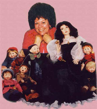 Linda Lee Sutton with Snow White and the Baby Dwarfs